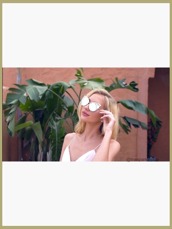 Metal Frame Polarized Cat Eye Sunglasses UV400 Protection main image 5